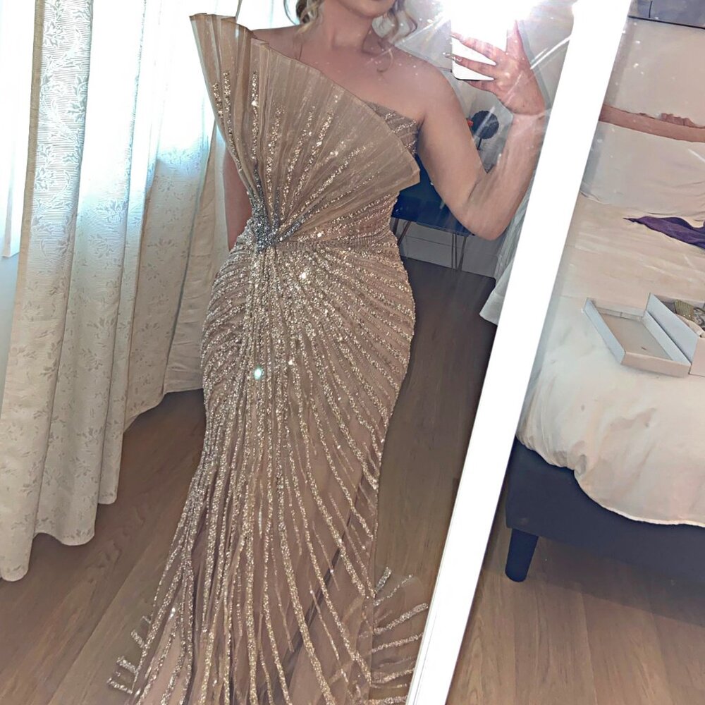 Catwalk couture dress